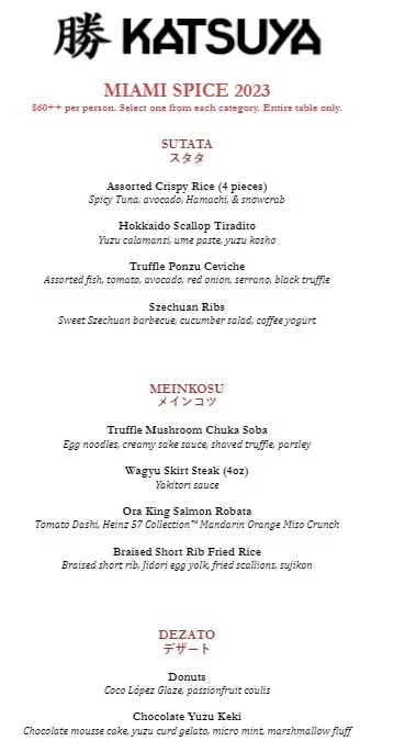 Where to Celebrate Miami Spice This Year