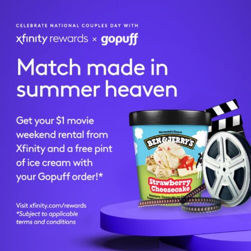 Gopuff and Xfinity Rewards Team Up to Celebrate National Couples Day