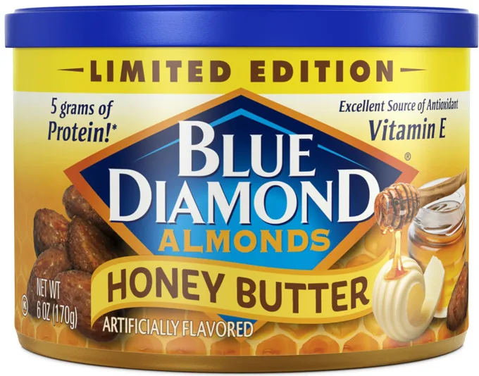 Blue Diamond's New Honey Butter Almonds Hitting Shelves for a Limited Time Only