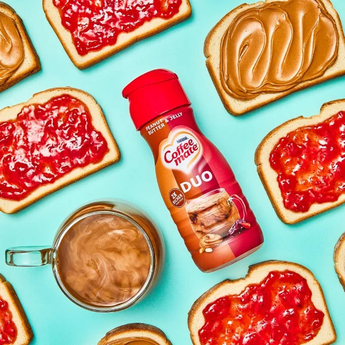 New Coffee mate PB&J Creamer is the nostalgia-loving millennial&rsquo;s dream Duo