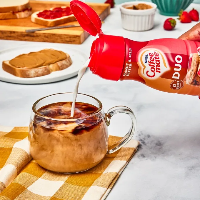 New Coffee mate PB&J Creamer is the nostalgia-loving millennial&rsquo;s dream Duo