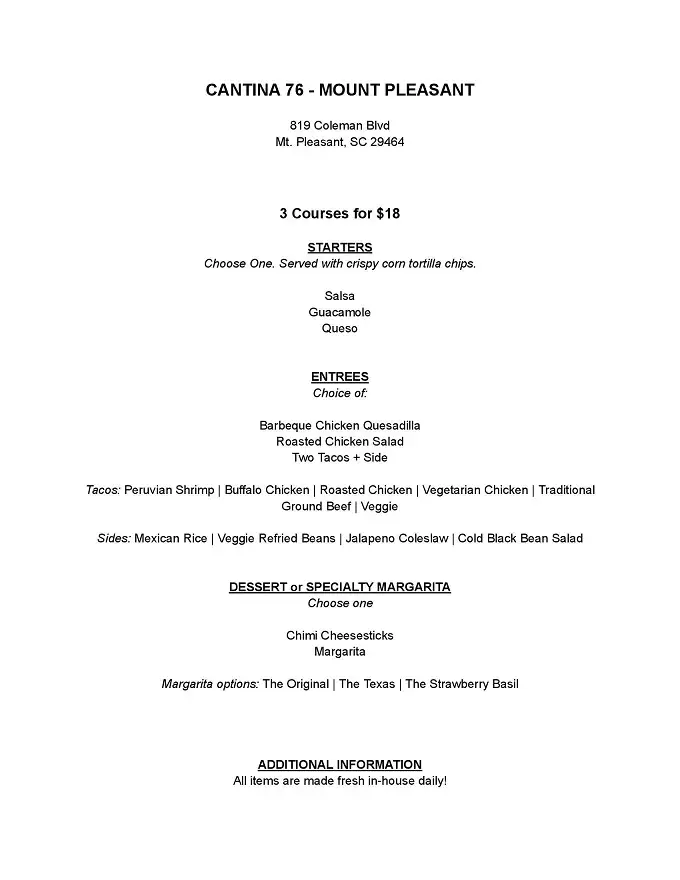 Charleston Restaurant Week 2023 Menus, Dates