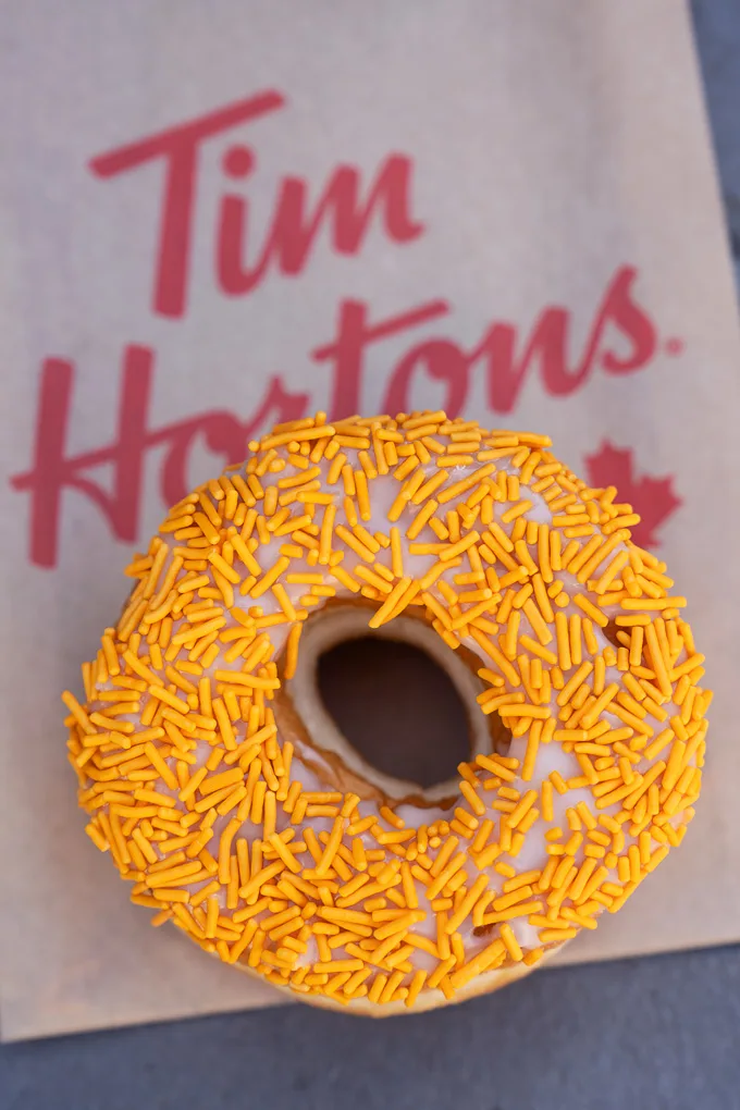 Tim Hortons Orange Sprinkle Donut campaign returns TODAY until Oct. 1 with  100% of proceeds donated to Indigenous organizations