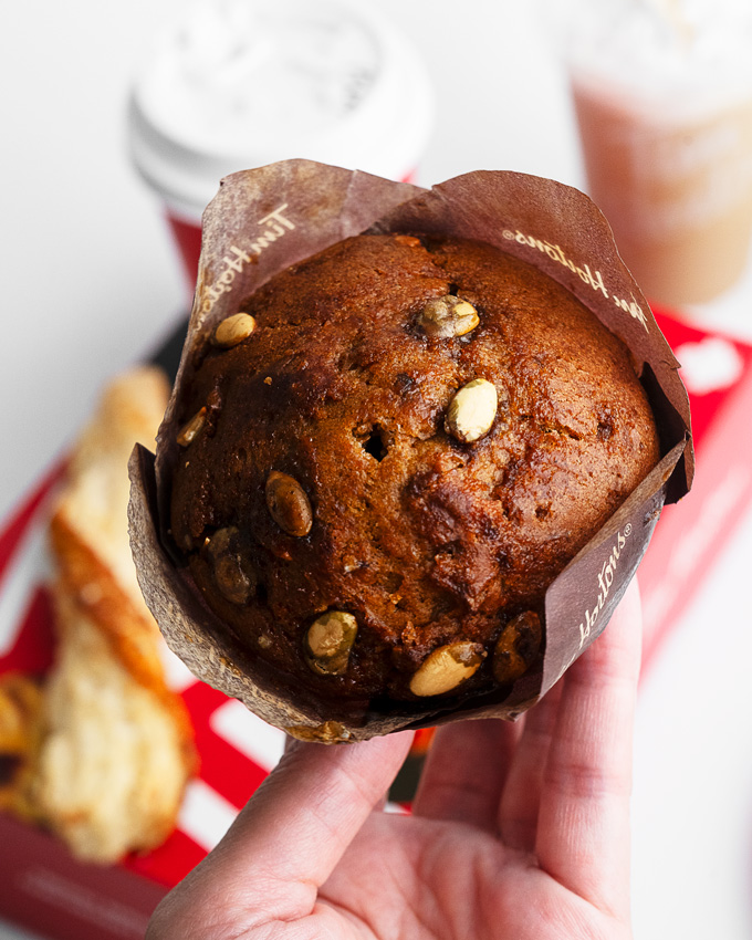 Tim Hortons relaunches pumpkin spice doughnut, muffin