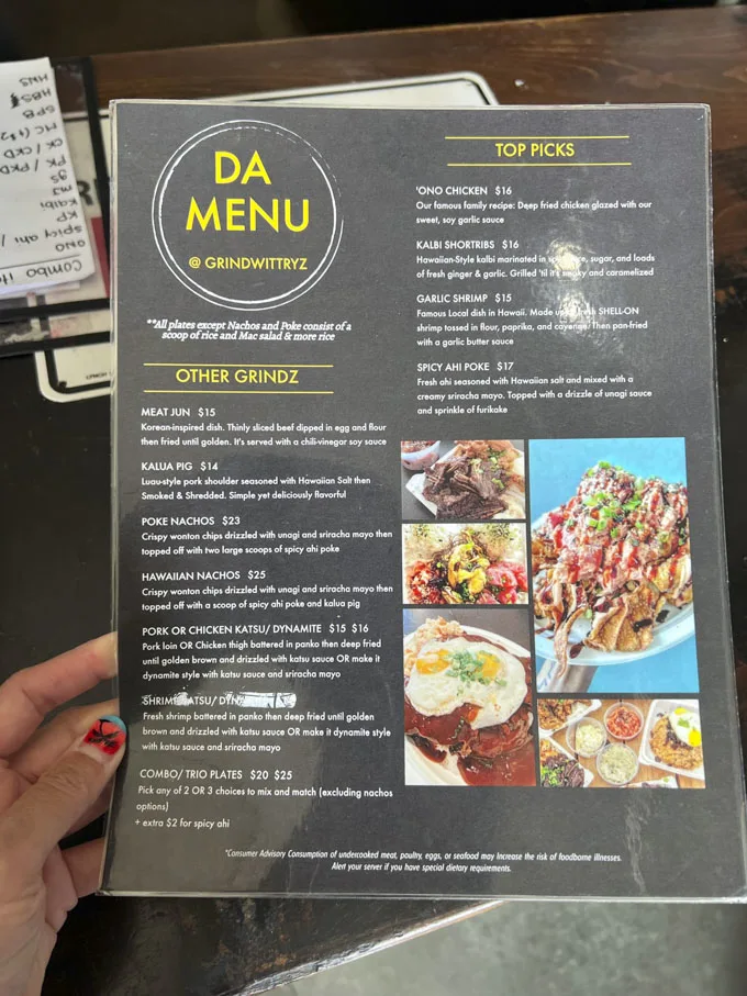 GrindWitTryz Portland Oregon - Hawaiian Cuisine