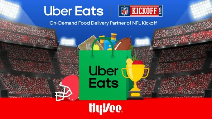 Uber Offers Exclusive NFL Experience to Launch Hy-Vee for On-Demand Grocery Delivery