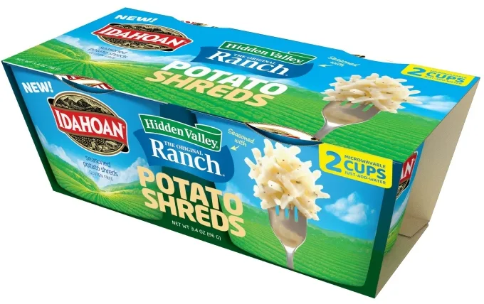 Idahoan Foods Launches Newest Product Line With Bold Flavors Including Hidden Valley Original Ranch