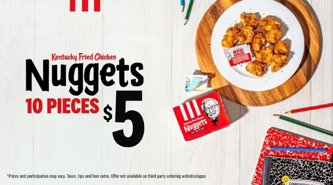 Kfc Usa New 20 Fill Up Box Or 10 Piece Nuggets For Just 5 0887