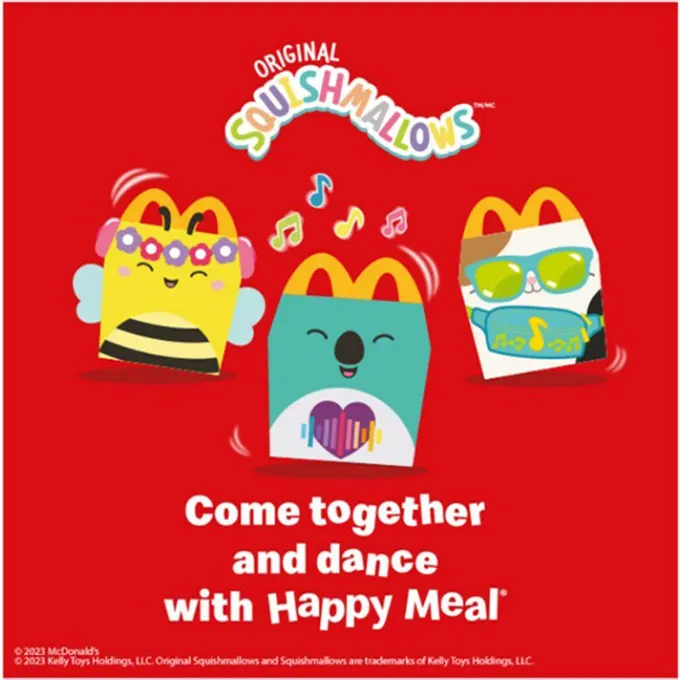 McDonald's Canada Squishmallows McFlurry & Happy Meal
