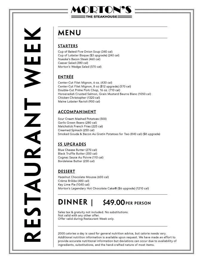 DallasFort Worth Restaurant Week 2025 Menus, Dates