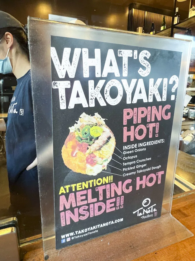 Tanota Takoyaki Los Angeles in Little Tokyo