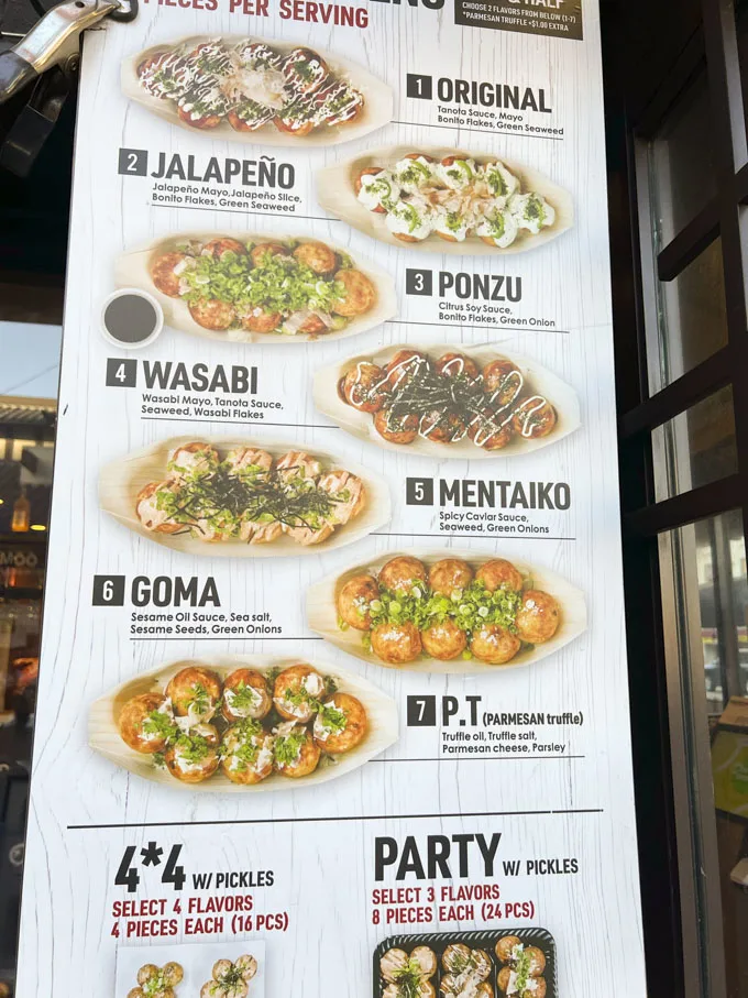 Tanota Takoyaki Los Angeles in Little Tokyo