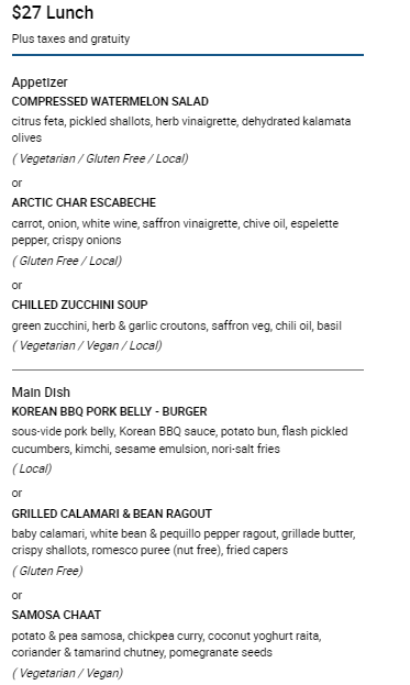 Summerlicious