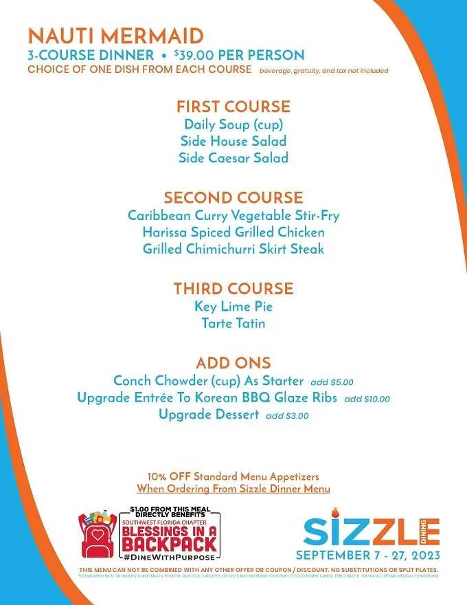 Sizzle Dining Restaurant Week 2023 South Florida: Menus, Dates