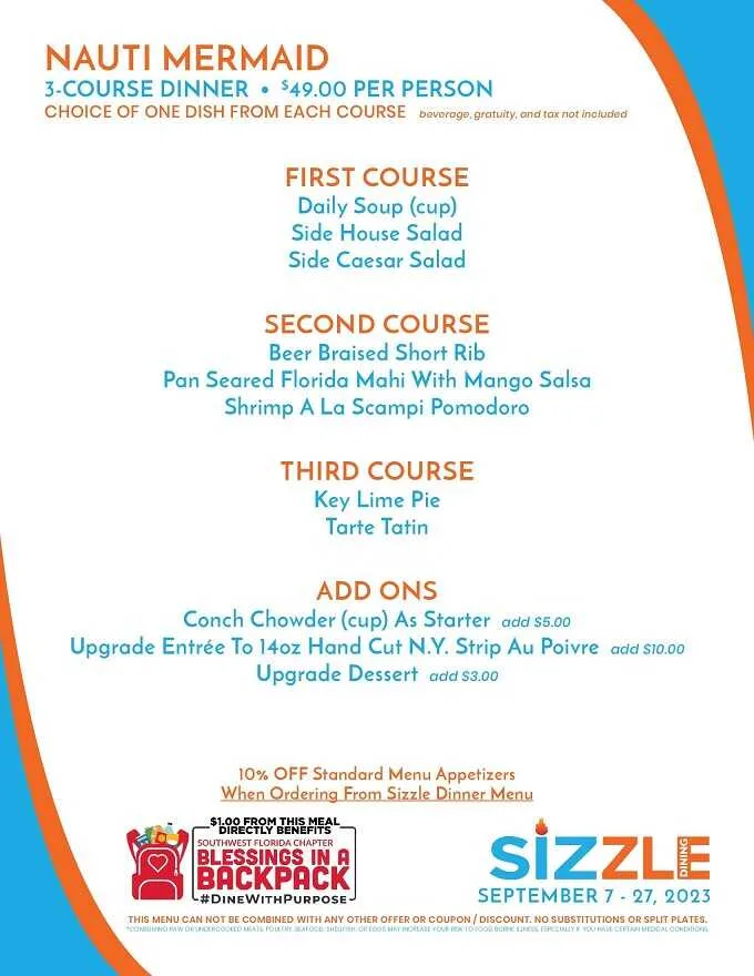 Sizzle Dining Restaurant Week 2023 South Florida: Menus, Dates