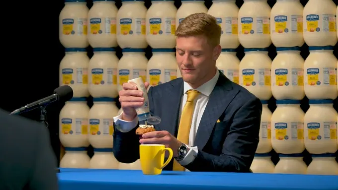 Hellmann's Scores Major Touchdown - Signing Quarterback Will Levis To A New Lifetime Supply Of Mayonnaise Contract