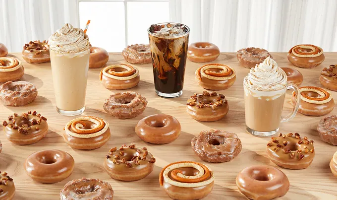 Krispy Kreme Pumpkin Spice + Fall Drinks Lineup 2023