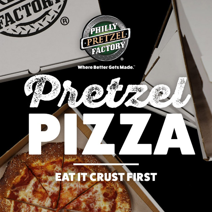 Philly Pretzel Factory Thinks Inside the Box with New Pretzel Pizza