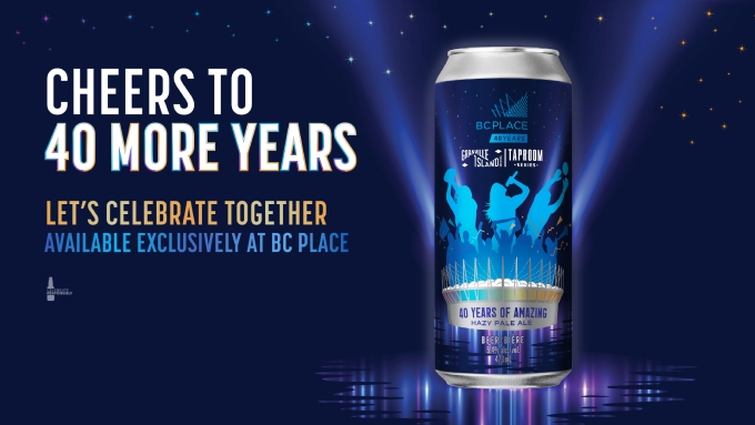 BC Place Launches 40th Anniversary Beer in Collaboration with Granville Island Brewing
