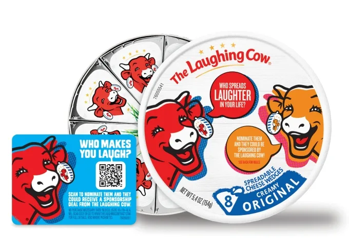 The Laughing Cow Unveils New, Limited-Edition Packaging Along with 'The Laughing Contract' Sweepstakes