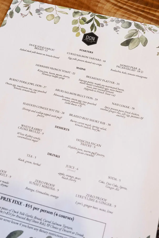 Brunch Don at Kitsilano on West 4th, Vancouver