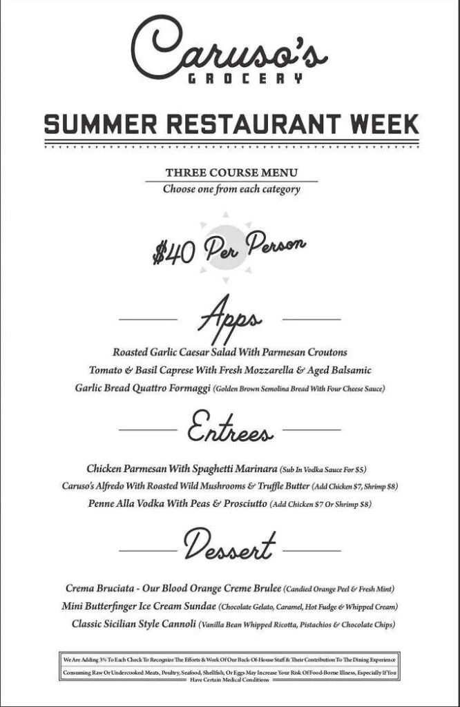 Maryland Restaurant Week 2023