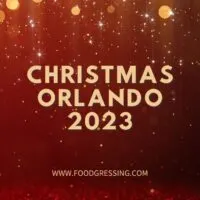 Christmas Orlando 2023: Dinner, Turkey to Go, Restaurants