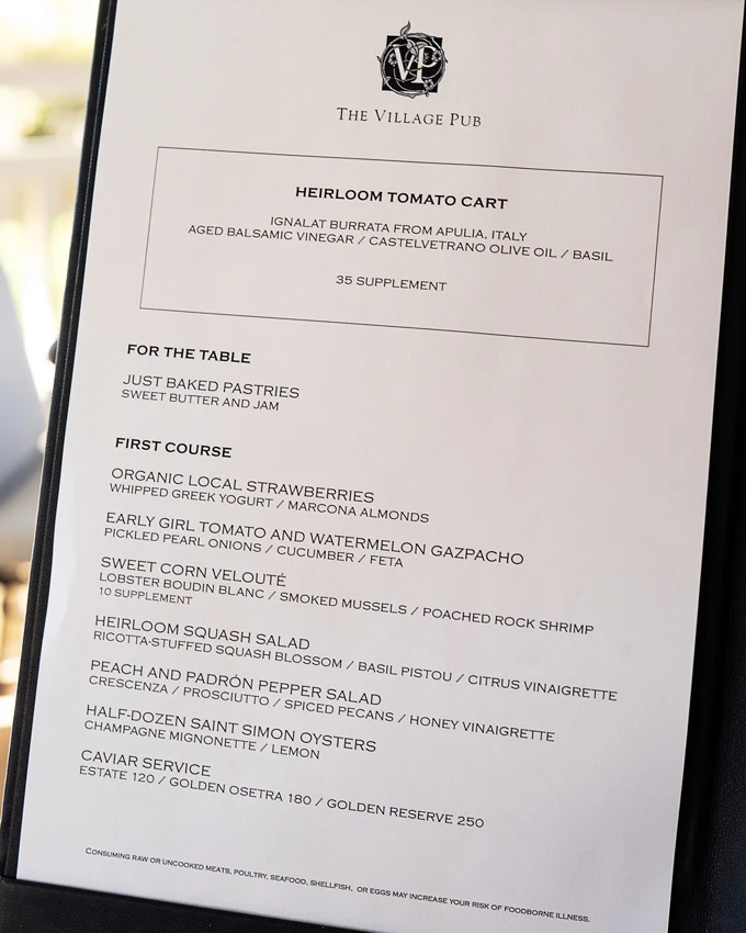 The Village Pub, Woodside CA - Brunch, 1 MICHELIN Star