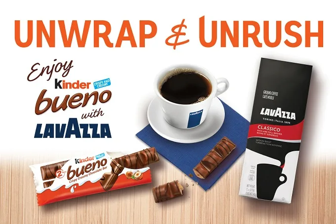 The Perfect Blend: Kinder Bueno® And Lavazza Join Forces To Celebrate National Coffee Day