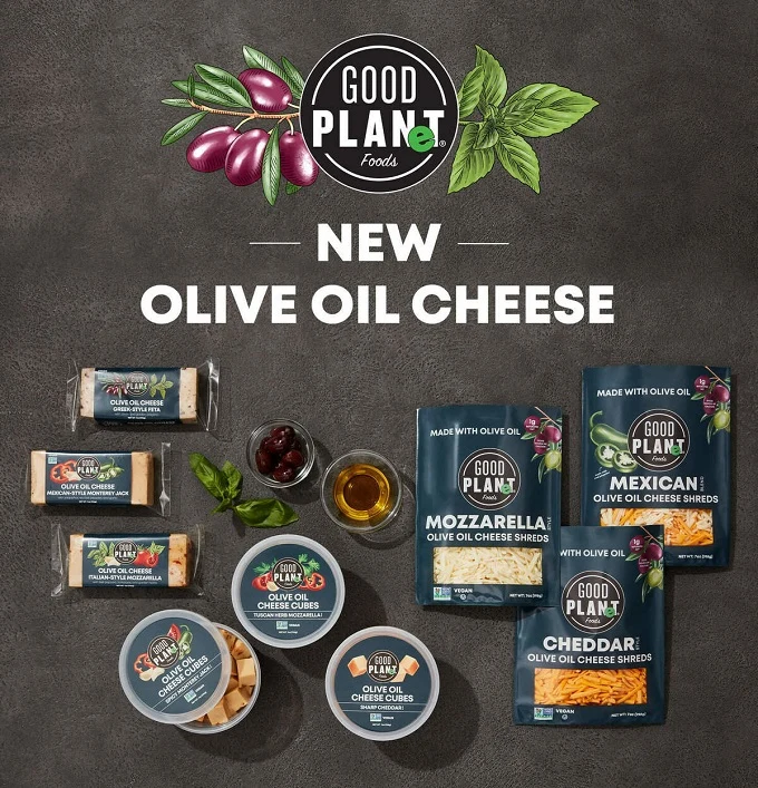 Good Planet Foods Debuts First Ever Olive Oil Cheese