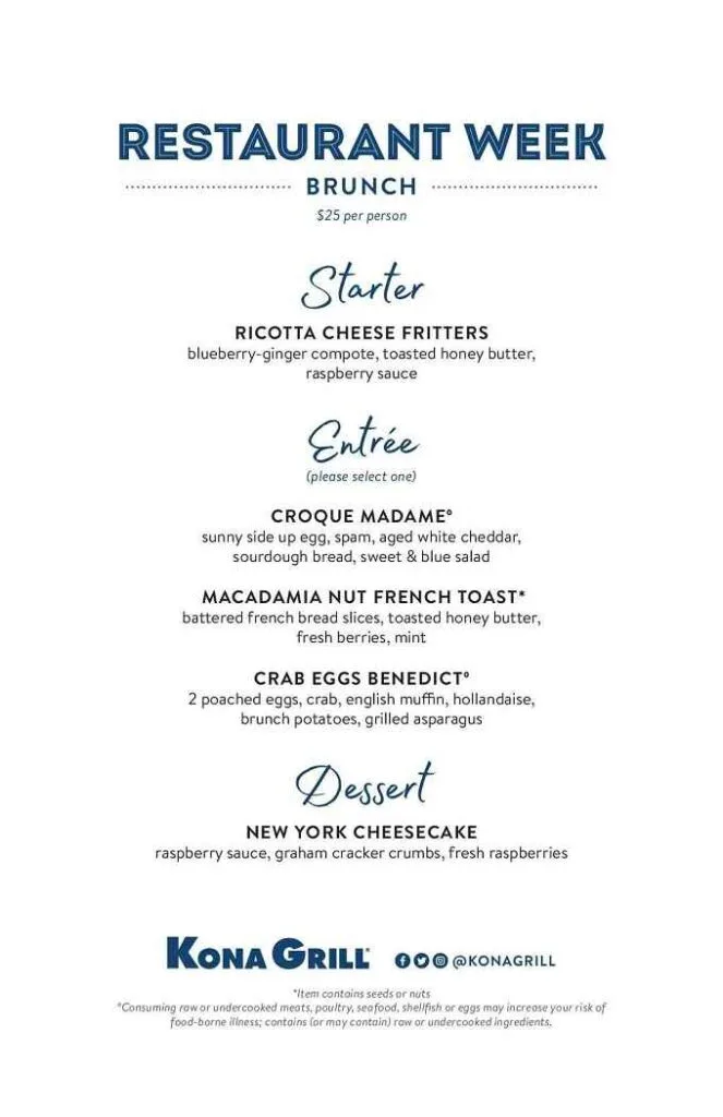 Maryland Restaurant Week 2023