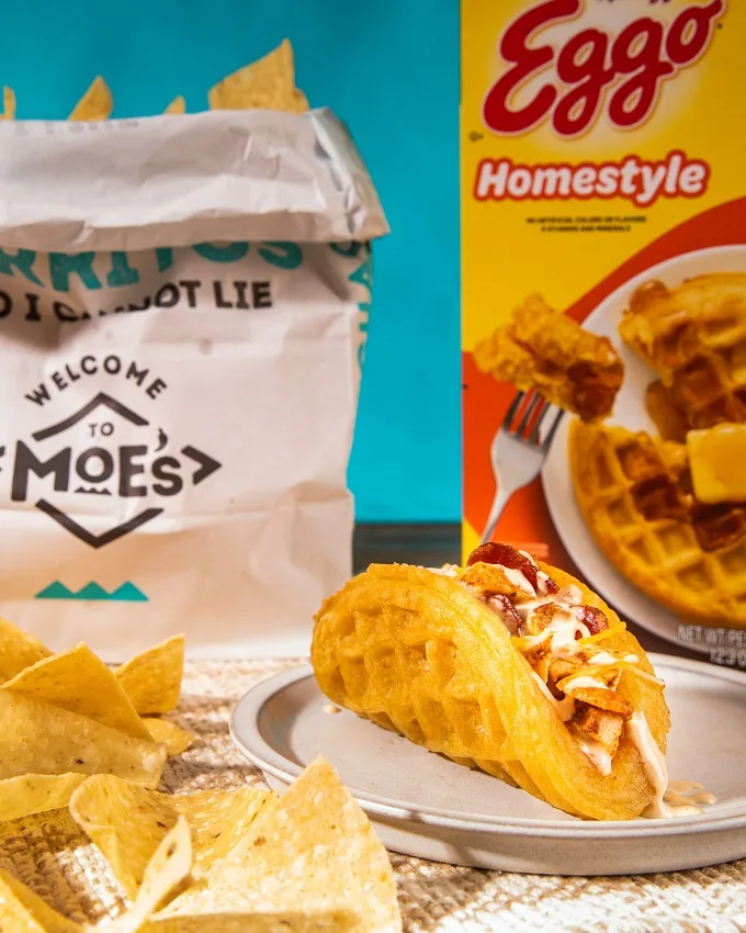 Moe's Southwest Grill&reg; And Eggo&reg; Unveil The "Eggo Taco" For National Taco Day