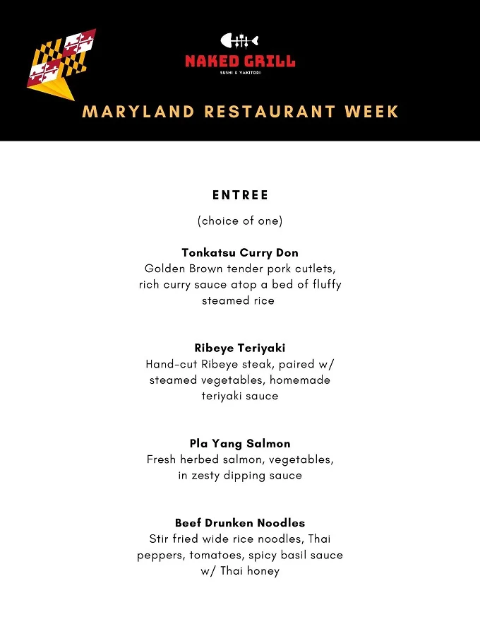 Maryland Restaurant Week 2023