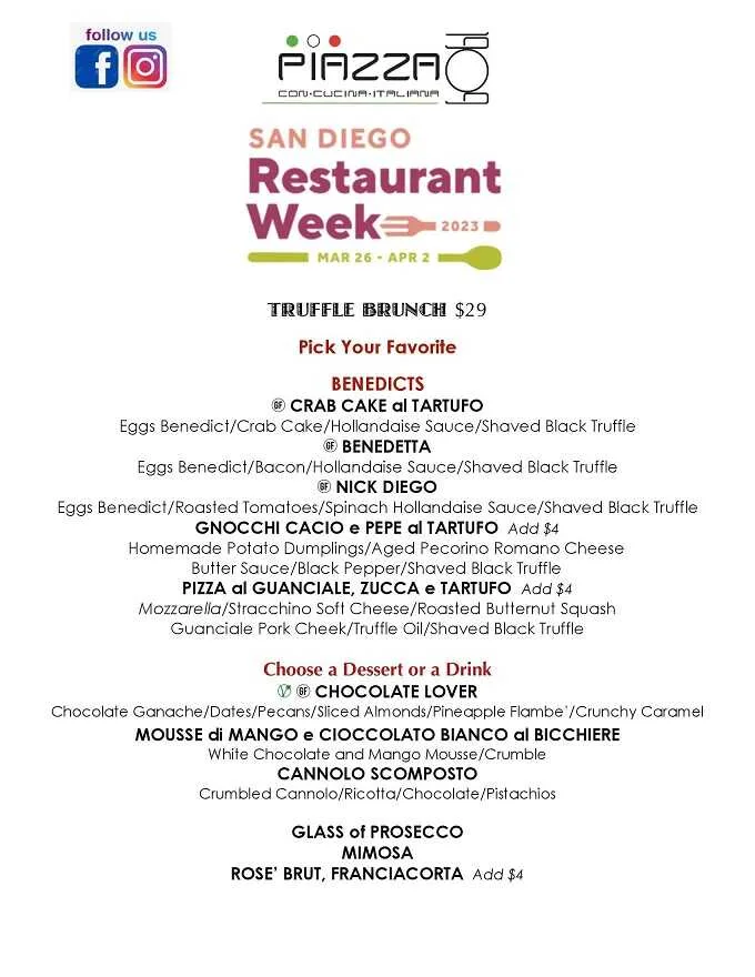 San Diego Restaurant Week 2023: Menus, Dates
