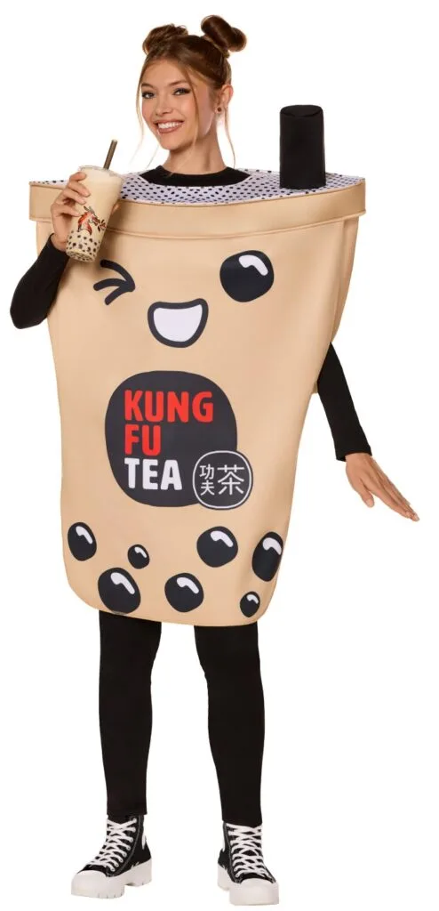 Spirit Halloween & Kung Fu Tea Bubble Up Exclusive Costumes and Drink for Halloween