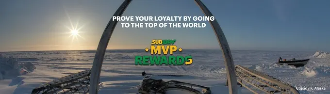 Subway&reg; Challenges Fans to Prove Their Loyalty by Racing to the Top of the World for One Million Subway MVP Rewards Points
