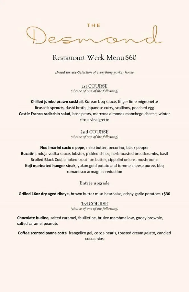 San Diego Restaurant Week 2023: Menus, Dates