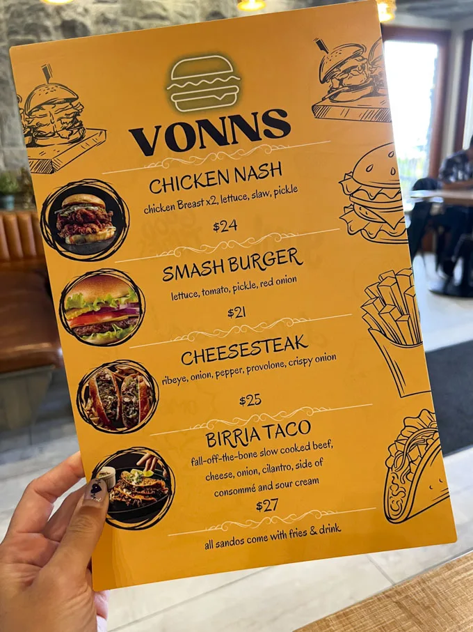 Vonns Vancouver BC - Fresh, Made-To-Order Handhelds