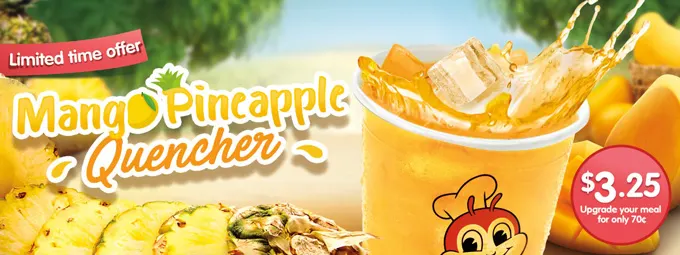 Jollibee USA Launches Mango Pineapple Quencher