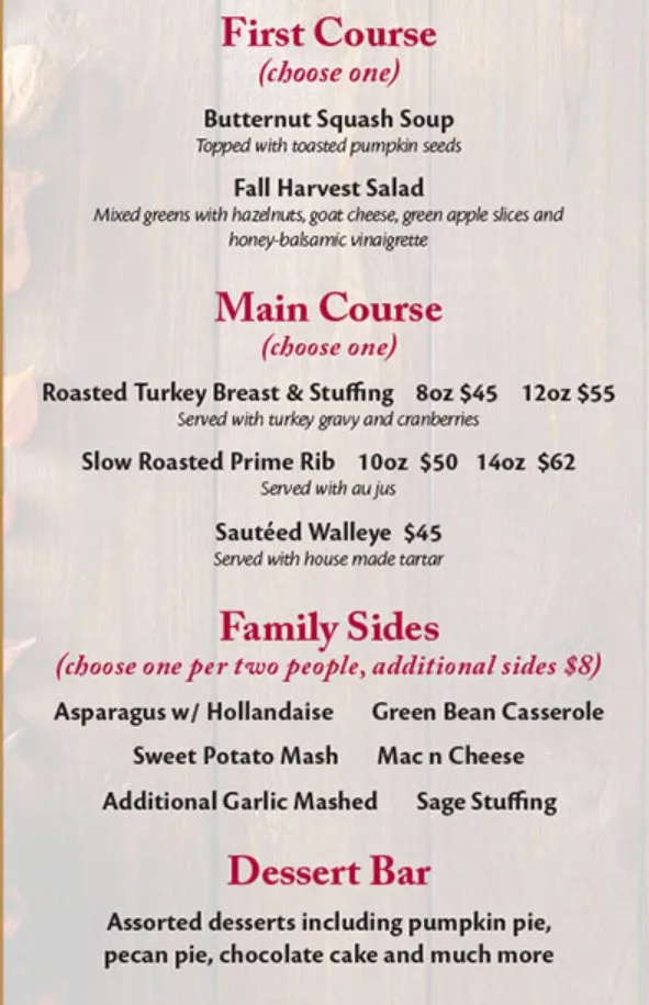 Thanksgiving Minneapolis - St. Paul 2023: Dinner, Turkey to Go, Restaurants