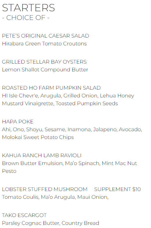 Thanksgiving Honolulu 2023 Dinner, Turkey to Go, Restaurants