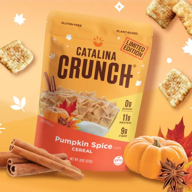 Catalina Crunch Spices Up Autumn With The Launch Of Their Limited-Edition Pumpkin Spice Cereal