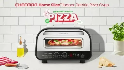 CHEFMAN Launches New Innovation, The Home Slice Indoor Electric Pizza Oven