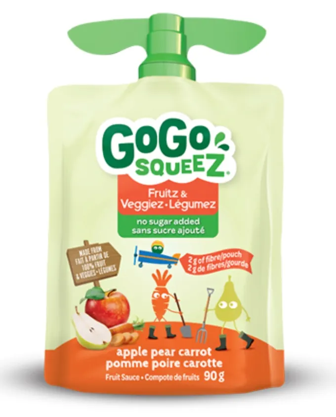 GoGo squeeZ(R) New Fruit & Vegetable Flavours