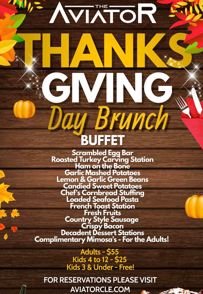 Northeast Ohio restaurants open on Thanksgiving Day 2023