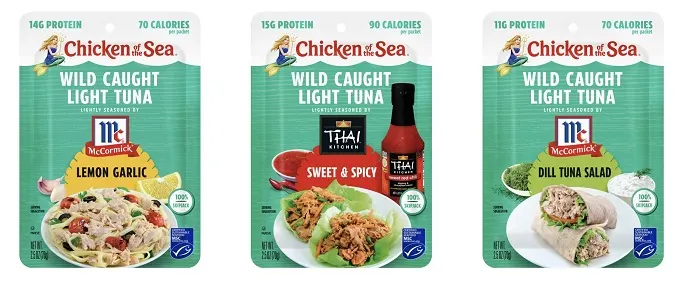 Chicken Of The Sea&reg; And Mccormick&reg; Brands Introduce Mouthwatering Seasoned Tuna