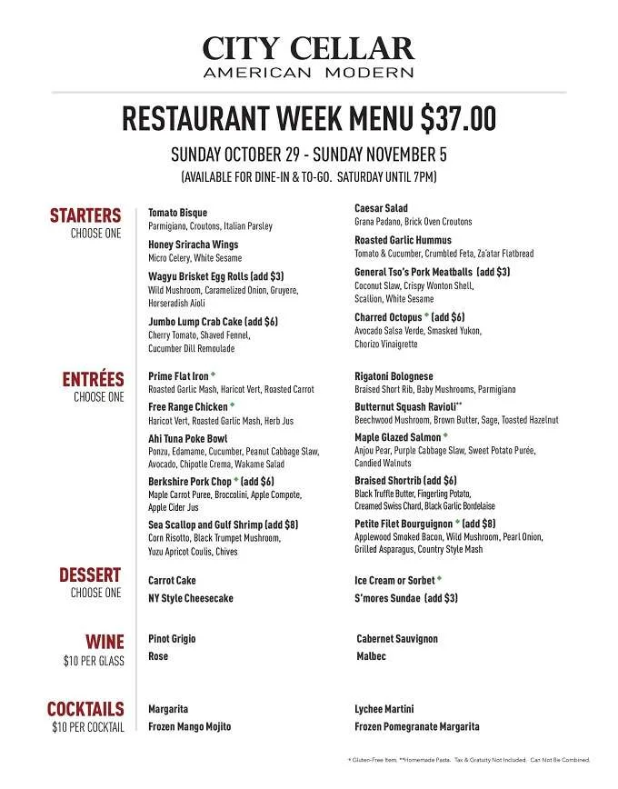 Long Island Restaurant Week 2023 Fall Edition Menus, Dates