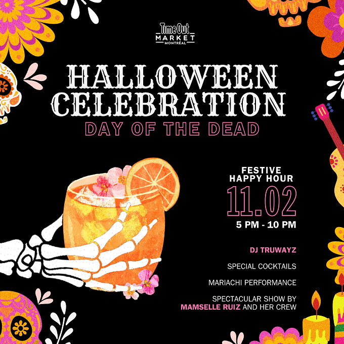 Time Out Market Montréal is Hosting Two Spooktacular Events for Everyone to Enjoy!!