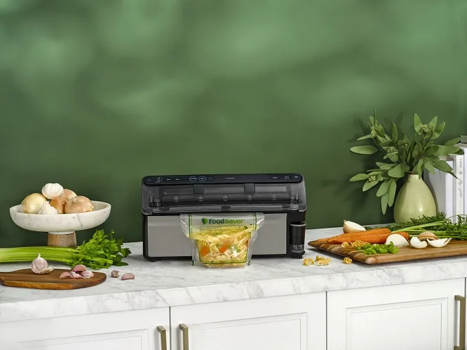 Say Hello To Your New Holiday Hero - The Foodsaver All-In-One Vacuum Sealer With New Liquid Food Mode