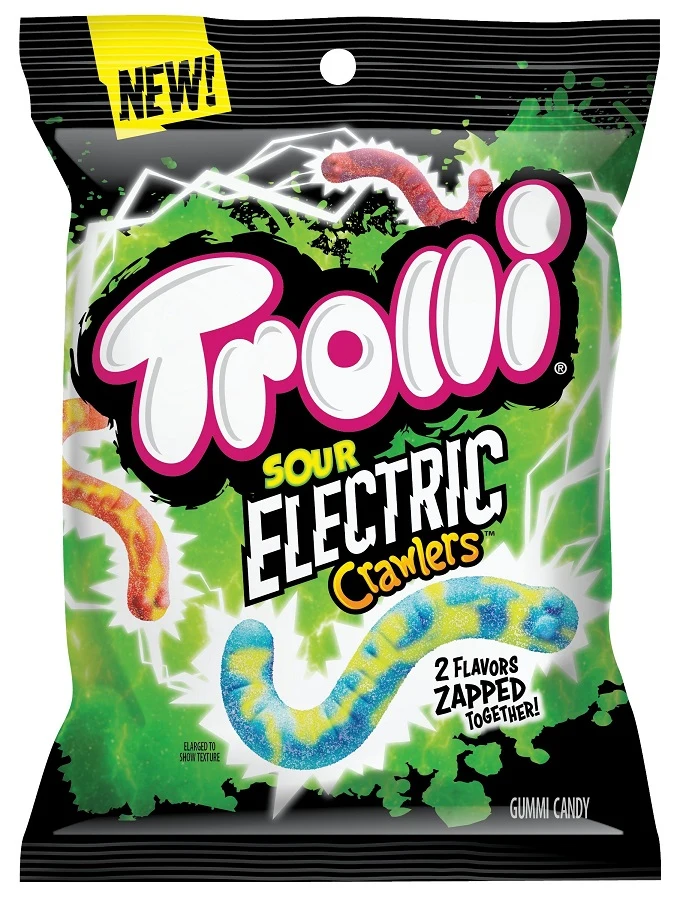 New Trolli Sour Electric Crawlers Add A Sour Spark To The Candy Aisle